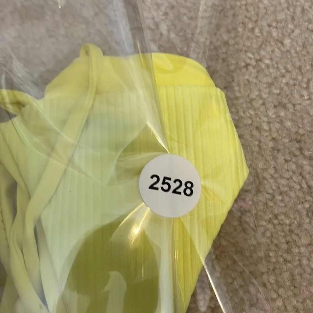 Frankies Bikinis bright yellow